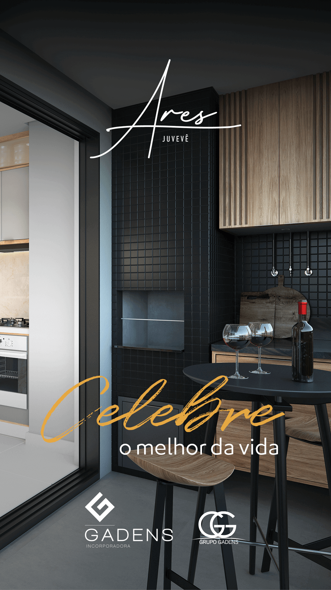 Diferenciais do Ares Juvevê Vista da suíte do Ares Juvevê